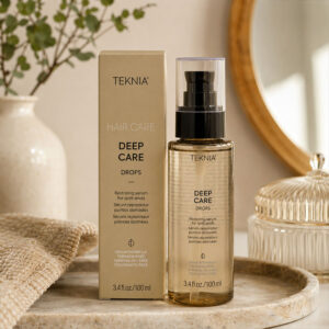 سرم ترمیم‌کننده موهای آسیب‌دیده و موخوره لاکمه TEKNIA Deep Care Drops