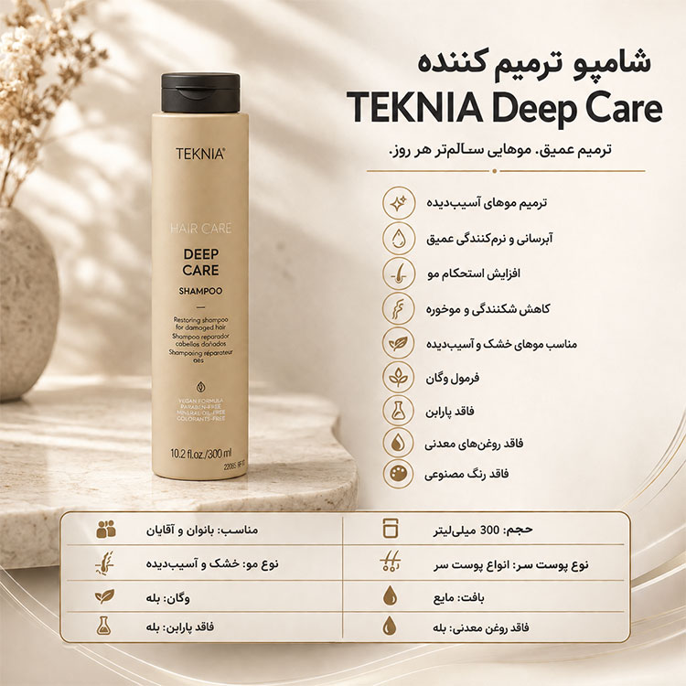شامپو Lakmé TEKNIA Deep Care