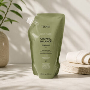 شامپو آبرسان بدون سولفات لاکمه Teknia Organic Balance حجم ۶۰۰ میل