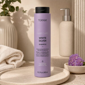 شامپو ضد زردی تکنیا وایت سیلور لاکمه Teknia White Silver برای موهای بلوند و دکلره