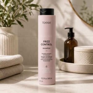 شامپو کنترل وز و آبرسان مو لاکمه Teknia Frizz Control ب ۳۰۰ میلی‌لیتر
