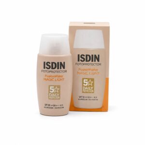 ضد آفتاب رنگی ایزدین فیوژن واتر مجیک لایت SPF50